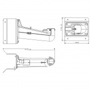 Držiak na roh Hikvision DS-1602ZJ-corner